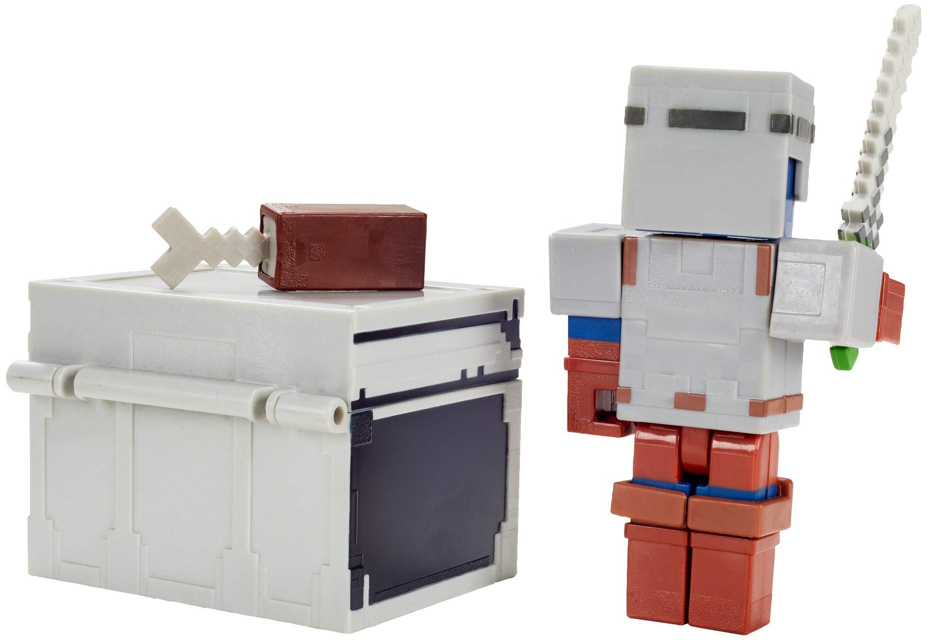 Minecraft & Minecraft Dungeonsセット Minecraft Dungeons Stax Vs Skeleton Necromancer Figures